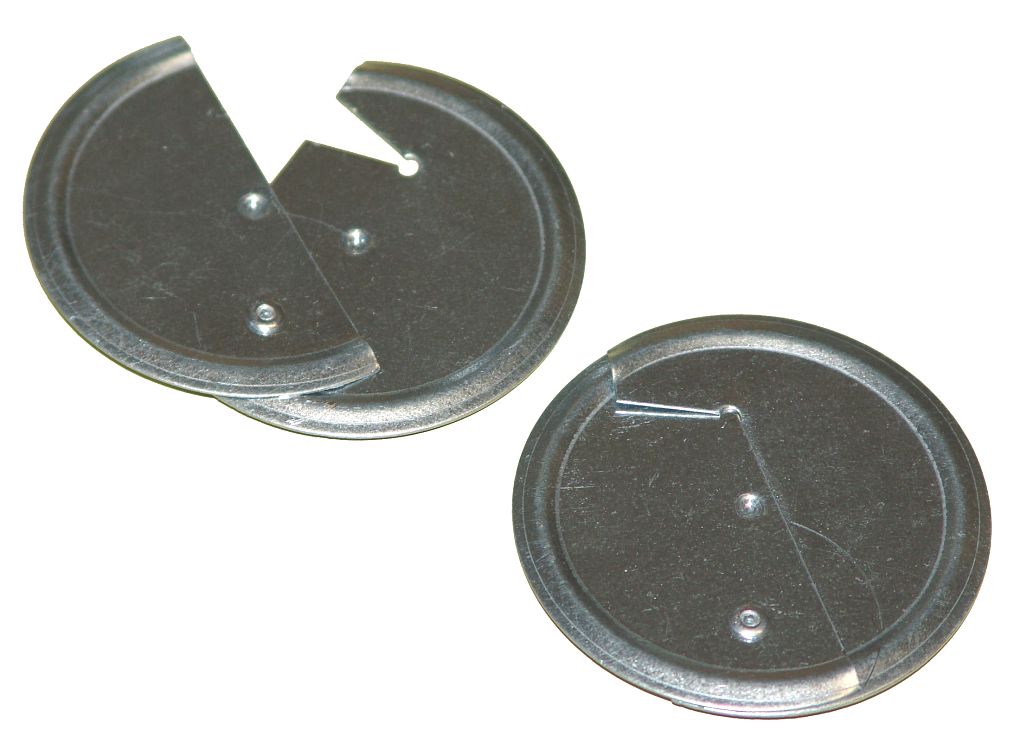 Blech BEL Ø 80 mm Endteller