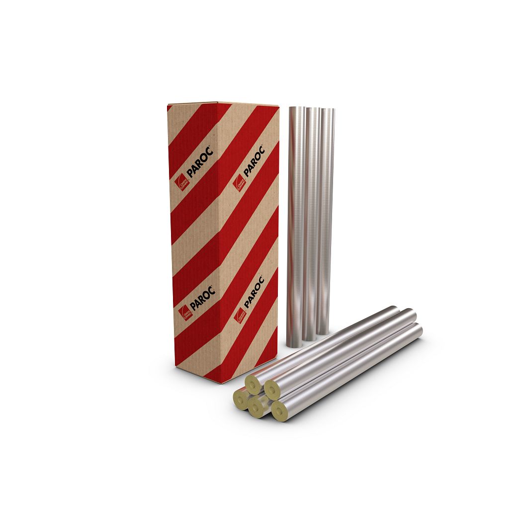 Paroc ⌀ 48 mm Dicke: 20 mm T TRZ Hvac Section AluCoat